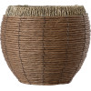 GloboStar Artificial Garden Amorgos ������������ ������ ������ - ����� ������� - Flower Pot ���� �� ���� �25cm x �21cm - (20337)