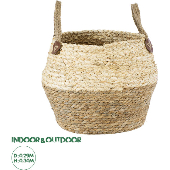 GloboStar Artificial Garden Andros ������������ ������ ������ - ����� ������� - Flower Pot ���� �� ���� �29cm x �30cm - (20317)
