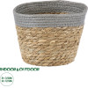GloboStar Artificial Garden Antiparos ������������ ������ ������ - ����� ������� - Flower Pot ���� �� ���� �18cm x �15cm - (20288)