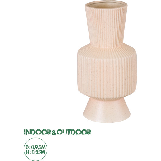 GloboStar Artificial Garden Capri ������ �������� ����� ������� - Flower Pot ����� ���� �9.5cm x �25cm - (20470)