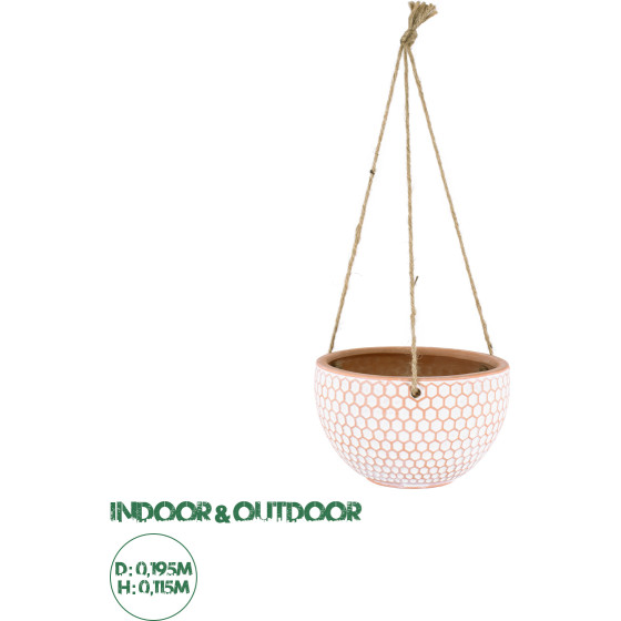 GloboStar Artificial Garden Chios �������� ������ �������� ����� ������� - Flower Pot �������� �� ����� �19.5cm x �11.5cm - (20462)