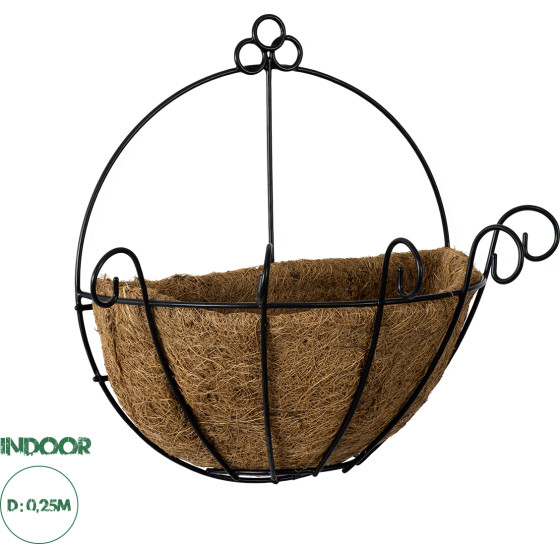 GloboStar Artificial Garden Koufonisia ��������� ����� ������� - Flower Pot ��� ����� ������� ���� �25cm x �15cm - (20482)