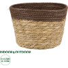 GloboStar Artificial Garden Lefkada ������������ ������ ������ - ����� ������� - Flower Pot ���� �� ���� �22cm x �15cm - (20287)