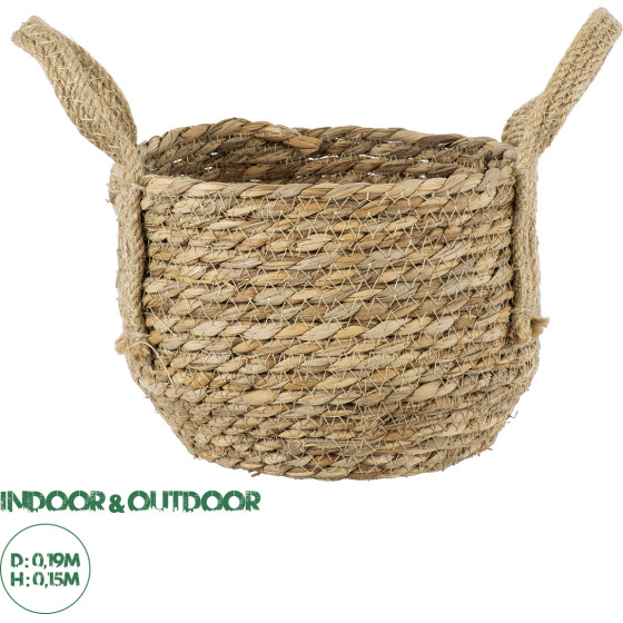 GloboStar Artificial Garden Paros ������������ ������ ������ - ����� ������� - Flower Pot ���� �19cm x �15cm - (20275)