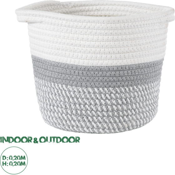 GloboStar Artificial Garden Positano ������������ ������ ������ - ����� ������� - Flower Pot ���� �� ����� �20cm x �20cm - (20318)