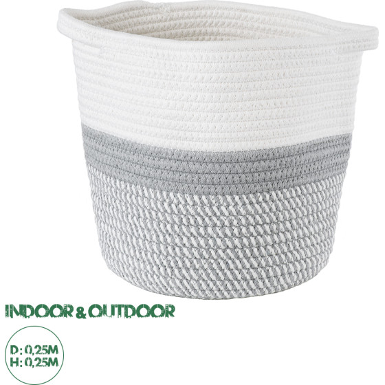 GloboStar Artificial Garden Positano ������������ ������ ������ - ����� ������� - Flower Pot ���� �� ����� �25cm x �25cm - (20319)