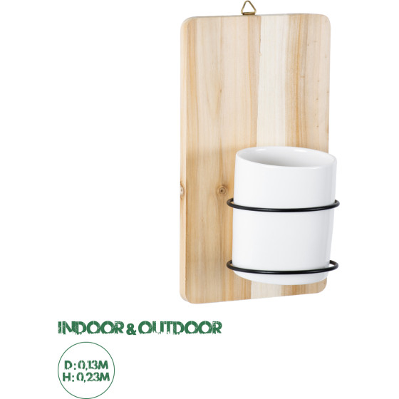 GloboStar Artificial Garden Spetses ��������� ������ �������� ����� ������� �� ������ ���� - Flower Pot ���� �� ����� & ����� �13cm x �23cm - (20473)