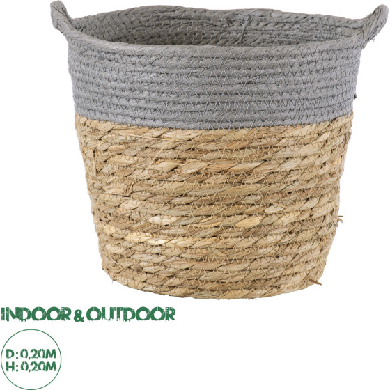GloboStar Artificial Garden Syros ������������ ������ ������ - ����� ������� - Flower Pot ���� �� ���� �20cm x �20cm - (20281)