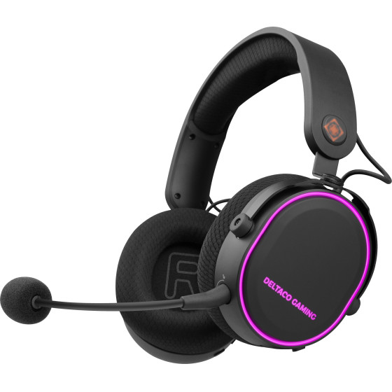 Deltaco Gaming Headset �������� DH420 Type-C Rgb ����� - (GAM-133)