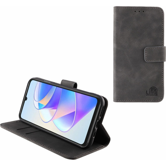 Lime ���� Honor X7A 6.75'' Essential Magnet Book Stand Clip GREY