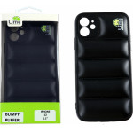 Lime ���� Iphone 12 6.1'' Bumpy Puffer Tpu Full Camera Protection BLACK