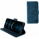 Lime ���� Iphone 12 Pro / Iphone 12 6.1'' Essential Magnet Book Stand Clip Dark BLUE
