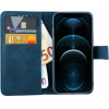 Lime ���� Iphone 12 Pro / Iphone 12 6.1'' Essential Magnet Book Stand Clip Dark BLUE