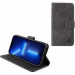 Lime ���� Iphone 13 Pro Max 6.7'' Essential Magnet Book Stand Clip GREY