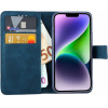 Lime ���� Iphone 14 Plus 6.7'' Essential Magnet Book Stand Clip Dark BLUE