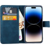 Lime ���� Iphone 14 Pro 6.1'' Essential Magnet Book Stand Clip Dark BLUE