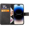 Lime ���� Iphone 14 Pro 6.1'' Essential Magnet Book Stand Clip GREY