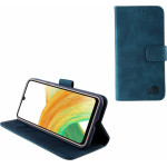 Lime ���� Samsung A33 5G A336 6.4'' Essential Magnet Book Stand Clip Dark BLUE