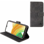 Lime ���� Samsung A33 5G A336 6.4'' Essential Magnet Book Stand Clip GREY