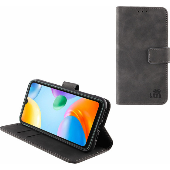 Lime ���� Xiaomi Redmi 10C/Redmi 10 Power 6.71'' Essential Magnet Book Stand Clip GREY
