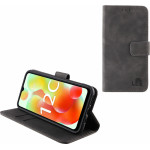 Lime ���� Xiaomi Redmi 12C 6.71'' Essential Magnet Book Stand Clip GREY