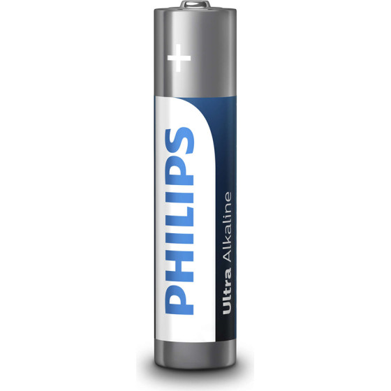 Philips Ultra ��������� ��������� LR03E1BK/00, Aaa LR03 1.5V, 500��� - (LR03E1BK-00)