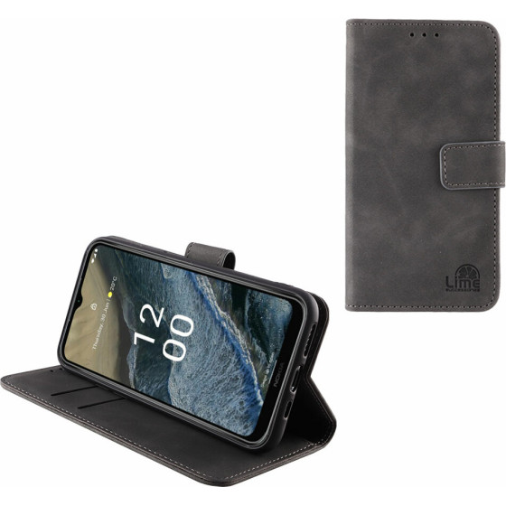Lime ���� Nokia G11 Plus 6.52'' Essential Magnet Book Stand Clip GREY