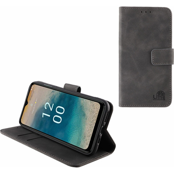 Lime ���� Nokia G22 6.5'' Essential Magnet Book Stand Clip GREY
