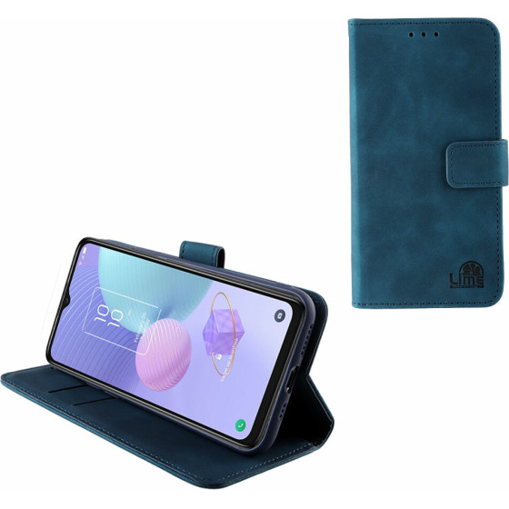 Lime ���� Tcl 405 T506D/406/408 T507 6.6'' Essential Magnet Book Stand Clip Dark BLUE