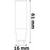 Avide Led G9 4.2W ����� 3000K - (ABG9WW-4.2W)