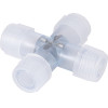 GloboStar ��������� Cross (+) ��� Rgb ���������� Led 360� Degree Dc 230V 2 Pin ���������� IP68 - (70663)
