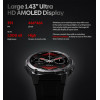Zeblaze Smartwatch Vibe 7 Pro, 1.43'' AMOLED, ����� & mic, 3 ATM, ����� - (VIBE7PRO-BK)