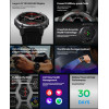 Zeblaze Smartwatch Vibe 7 Pro, 1.43'' AMOLED, ����� & mic, 3 ATM, ����� - (VIBE7PRO-BK)