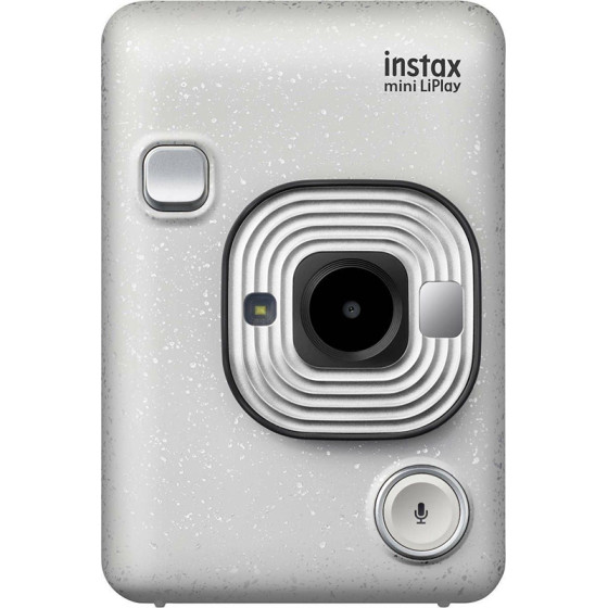 Fujifilm Instax Mini Liplay Instant Camera Stone White - (16631758)