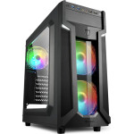 Sharkoon VG6-W Rgb Gaming Midi Tower Computer Case Black - (17581247)
