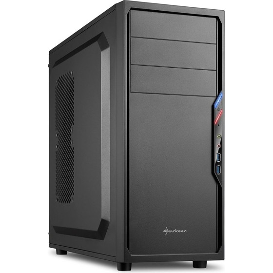 Sharkoon VS4-V Midi Tower Computer Case Black - (5367891)