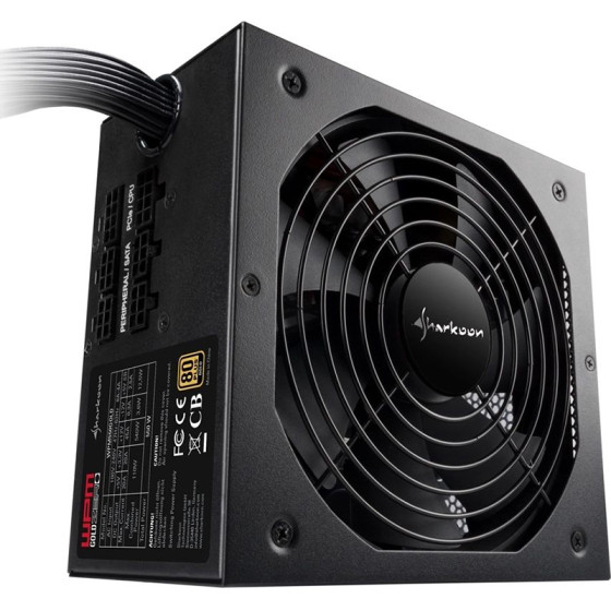 Sharkoon Wpm Gold Zero 550W Power Supply Semi Modular 80 Plus Gold - (18465953)