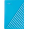 Western Digital My Passport 4TB External Usb 3.2 Gen 1 Portable Hard Drive (Blue) - (WDBPKJ0040BBL-WESN)