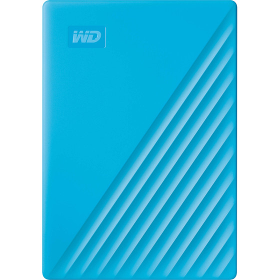 Western Digital My Passport 4TB External Usb 3.2 Gen 1 Portable Hard Drive (Blue) - (WDBPKJ0040BBL-WESN)