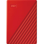 Western Digital My Passport 4TB External Usb 3.2 Gen 1 Portable Hard Drive (Red) - (WDBPKJ0040BRD-WESN)