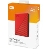 Western Digital My Passport 4TB External Usb 3.2 Gen 1 Portable Hard Drive (Red) - (WDBPKJ0040BRD-WESN)