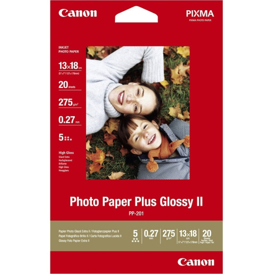 Canon ����������� ����� 13 x18cm Glossy 265g/m� 20 ����� (CAN-PP-20113X18) - (2311B018)