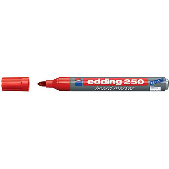 Edding 250 Whiteboard Marker Red (EDD4-250002) - (4-250002)