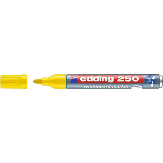 Edding 250 Whiteboard Marker Yellow (EDD4-250005) - (4-250005)