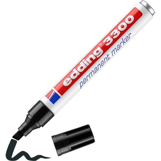 Edding 3300 Permanent Marker Black (EDD4-3300001) - (4-3300001)