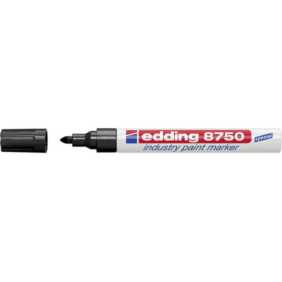 Edding 8750 Industry Paint Marker Black (EDD4-8750001) - (4-8750001)