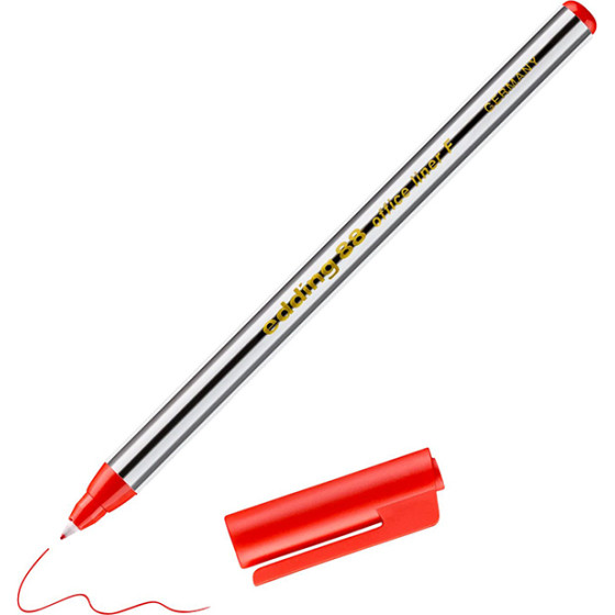 Edding 88 Office Liner F - For Fine Lines Red (EDD4-88002) - (4-88002)