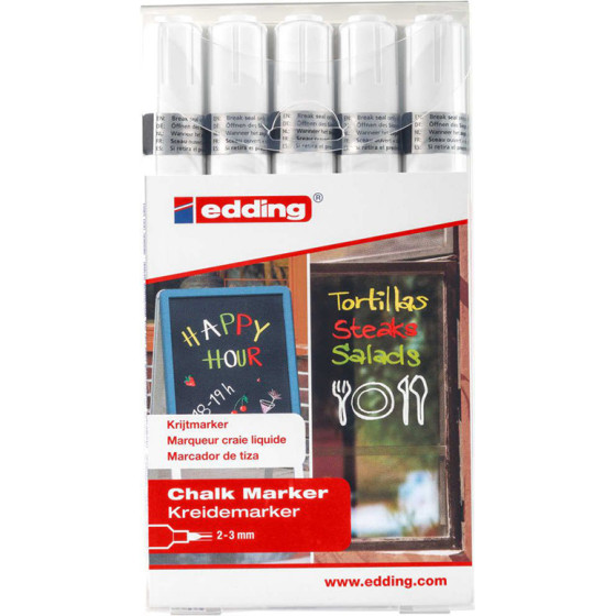 Edding Chalk Marker 4095 ���������� ����������� ����� �������� ��� 5 �������� ����� (EDD4-4095-5049) - (4-4095-5049)