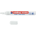 Edding Chalk Marker 4095 White (EDD4-4095049) - (4-4095049)