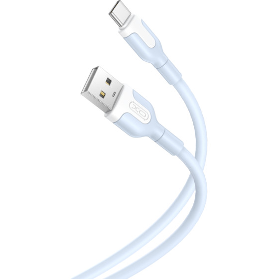 XO NB212 2.1A Usb ������� For Type-C ���� 1m - (NBR212 Typec BLUE)